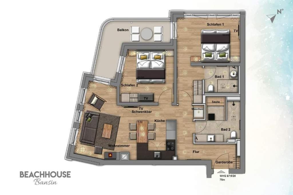Beachhouse Bansin App 06 Герінгсдорф Екстер'єр фото